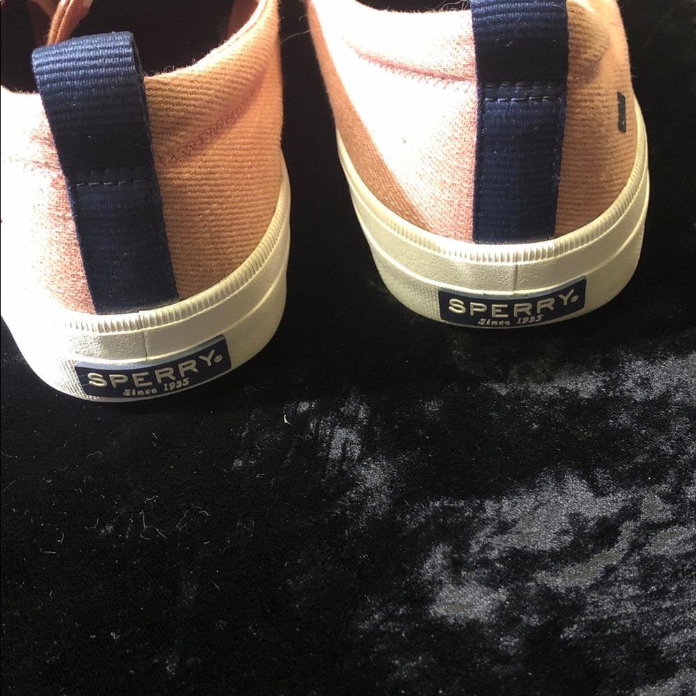 Sperry women’s Crest Vibe sneakers Pink Canvas 9.5 - Picture 4 of 7